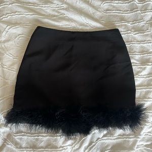 Forever 21 Skirt faux fur